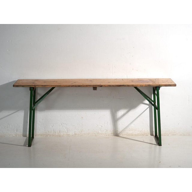 Vintage Beer Garden Table in Pine Wood, Germany, 1960 For Sale - Image 5 of 10