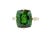 Cushion Large Green Tourmaline Diamond Cocktail Compass Statement 18 Karat Yellow Gold Ring * 18 Karat Yellow Gold * 12.96...