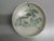 2000 - 2009 Large Vintage Grey and Green Farm House Round Decorative Bowl For Sale - Image 5 of 6