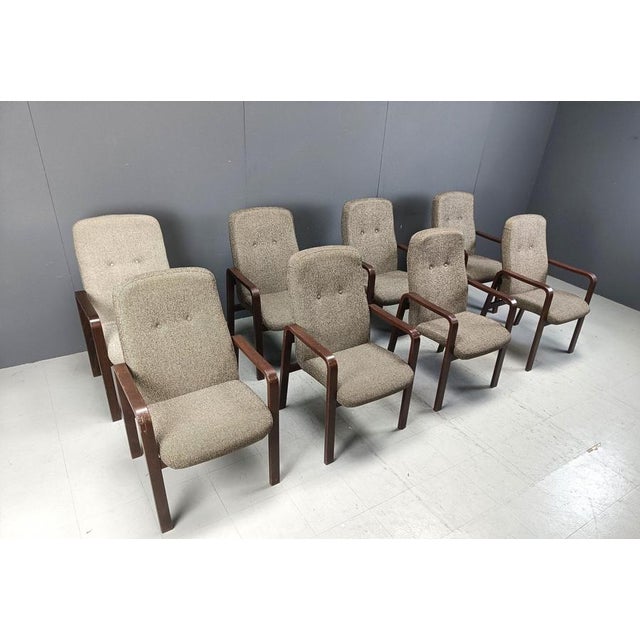 Wood Vintage Bentwood Armchairs, 1993, Set of 8 For Sale - Image 7 of 12