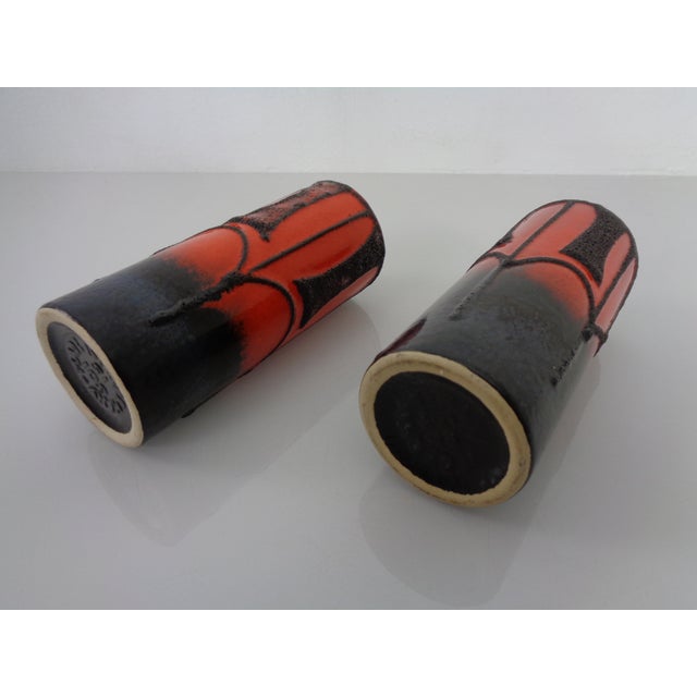 Pop Art Ceramic Vases by Cari Zalloni for Fohr Keramik, 1970s, Set of 2 For Sale - Image 10 of 15
