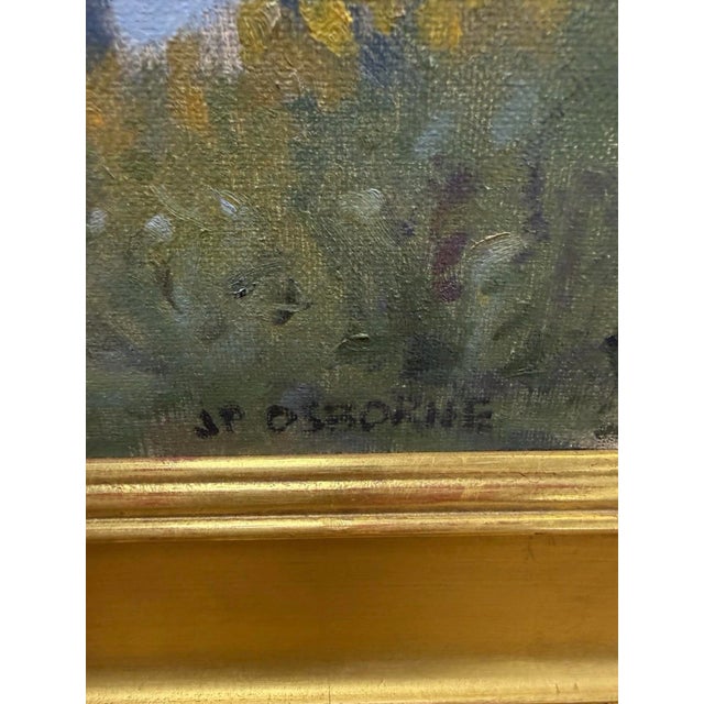 1990s John Phillip Osborne Original Oil on Canvas For Sale - Image 4 of 7