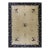 1920s Rectangle Hand Knotted Wool Antique Open Field Medallion Blue Large Rug For Sale