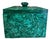 Mid 20th Century Large Italian Malachite Lidded Decorative Box on Ball Feet. 20th Century. For Sale - Image 5 of 8