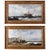 Fishing Boats, 19th-Century, Oil on Canvas, Framed, Set of 2 For Sale - Image 11 of 11