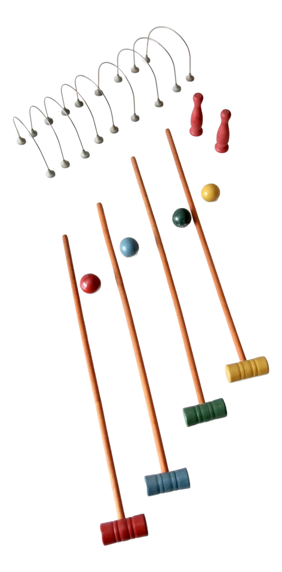 Jeu De Croquet De Salon – Années 30 – Bois – France – Vintage