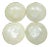 1980s Vintage Philippine Capiz Shell Serving Bowls or Dishes - Set of 4 For Sale