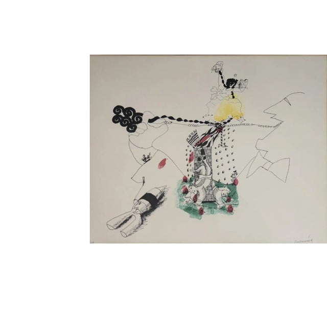 Carl Fredrik Reuterswärd, Abrakadabra, 1990s Color lithograph Number 34/200 Work with the artist's signature, title and...