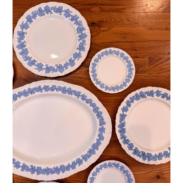 Wedgwood Queens Ware China- Instant Plate Wall- Plate Arrangement- Set of 9 For Sale In Raleigh - Image 6 of 10