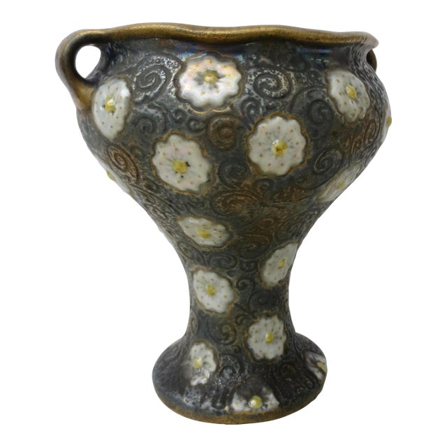 Amphora Ceramic Vase Circa 1920s For Sale