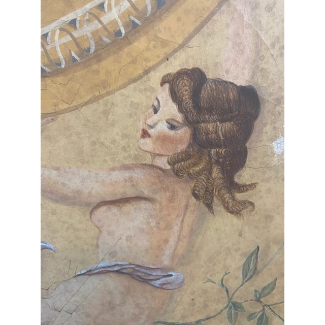 Late 19th Century Florentine Oil on Canvas Painting - 19th C For Sale - Image 5 of 12