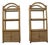 Italian Display Bookcases from Vivai del Sud, 1970s, Set of 2 For Sale