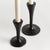 With a dramatic taper at the bottom and rich texture, these taper holders are modern works of art. Hand crafted using a...
