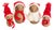 Vintage Christmas Family by Jette Nissen, Denmark, 1960s, Set of 4 For Sale