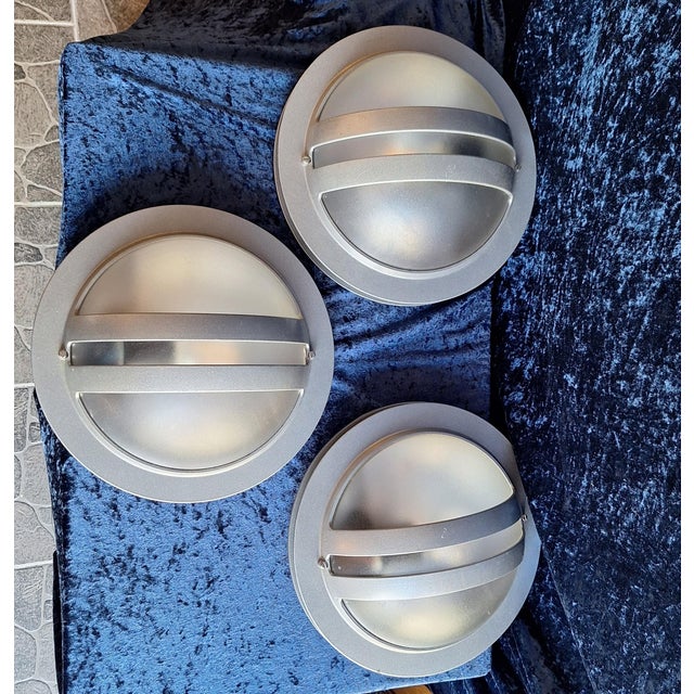 Vintage Italian Wall Lamps, 2000s, Set of 3 For Sale - Image 3 of 9