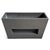 Modern architectural planter featuring a clean geometric silhouette with open center detail. Suited for contemporary...