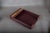Red Leather Desk Tray with Double-G Hardware by Gucci, 1970s For Sale - Image 3 of 11