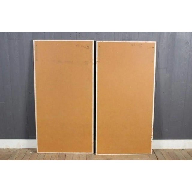 Pair of Rectangular Hollywood Regency Faux Marble Wall, Console or Pier Mirrors For Sale - Image 9 of 10