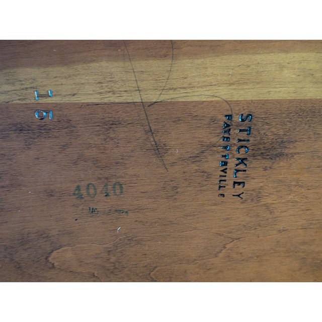Midcentury L. & j.g. Stickley "Cherry Valley" Duncan Phyfe Dining Table For Sale - Image 14 of 14