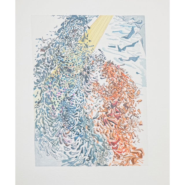 Artist: Salvador Dali Title: Divine Comedy Heaven Canto 14 Decomposition (3 pieces) Medium: Woodcut Measurements: 10.5" x...