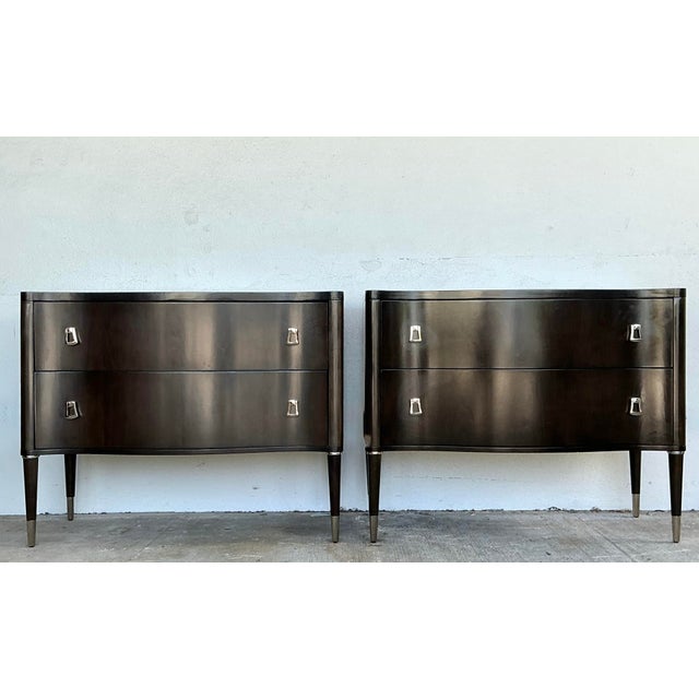 Vintage Vangaurd Roll Front Commode For Sale - Image 9 of 12