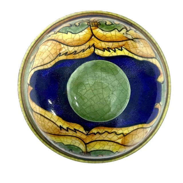 Daruta Style Lemon & Acanthus Canister For Sale - Image 9 of 9