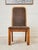 Brown Oak 1970s Dining Chairs For Sale - Image 4 of 11
