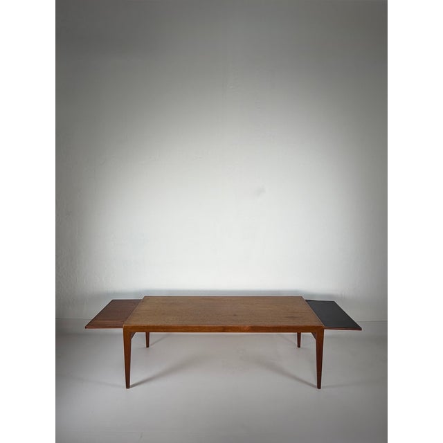 Vintage Danish Extendable Teak Coffee Table, 1950s For Sale - Image 10 of 10
