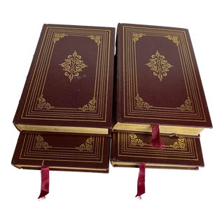1993 Harvard Classics Leather Bound Books - Set of Four For Sale
