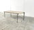 Brown Vintage Travertine and Chrome Coffee Table, 1970s For Sale - Image 8 of 11