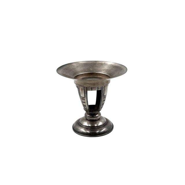 Silver Art Deco Silver-Plated Vide Poche, France, 1940s For Sale - Image 8 of 9