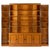 Black Vintage Art Deco Bookcase in Flamed Maple and Ebonized Wood, Italy, 1970s For Sale - Image 8 of 8