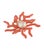 American 90s Oscar De La Renta Brooch Coral Branch Pearl Enamel Rhinestones Crystals Vintage Gold Plated For Sale - Image 3 of 8