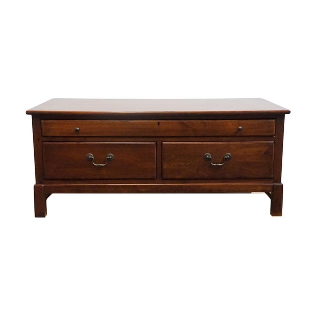 Lexington Furniture Bob Simpson Solid Cherry Contemporary Traditional 44" Accent Coffee Table 0833-952 For Sale - Image 11 of 15