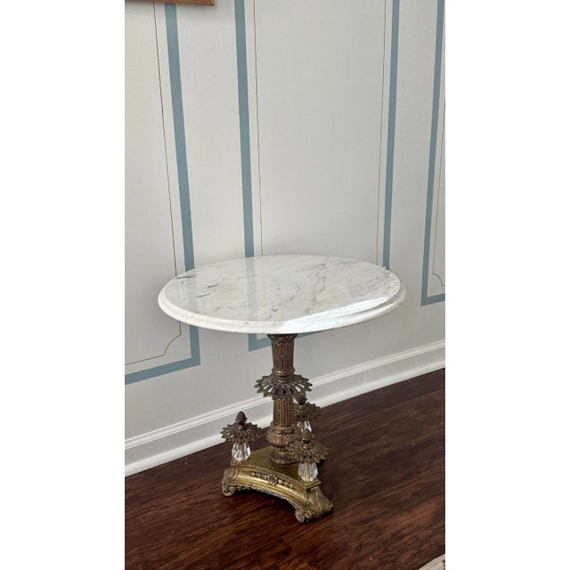 Add a touch of Parisian theatricality to your interior with this exceptional French Guéridon. A stunning example of the...