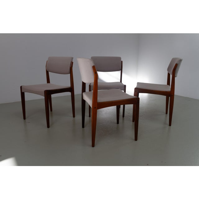 Danish Modern Rosewood Dining Chairs by H. W. Klein for Bramin, 1960s, Set of 4 For Sale - Image 9 of 18