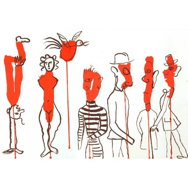 Vintage 1960s Alexander Calder Lithograph double page part of portfolio "Derriere le Miroir". Published by: Galerie...