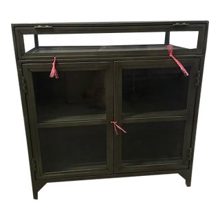 Shadow Box Entry Curio Cabinet For Sale