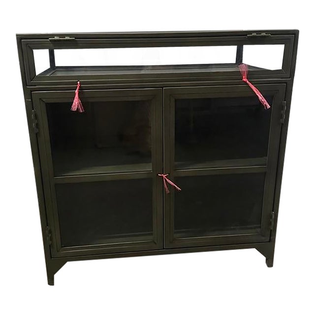 Shadow Box Entry Curio Cabinet For Sale