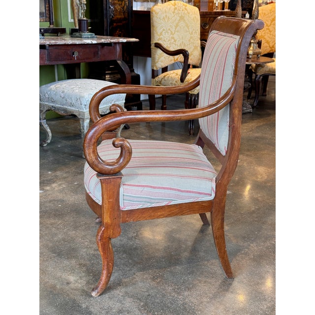 Pair of 19th Century Charles X Armchairs For Sale - Image 9 of 12