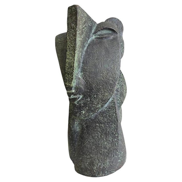 Montserrat Faura, Abstract Bronze Head, 1970, Bronze For Sale - Image 15 of 15