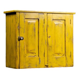 Antique Farmhouse Cubby Cabinet For Sale