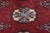 1990s Tribal Bokhara Maroon/Gray Hand Knotted Wool Rug For Sale - Image 5 of 9