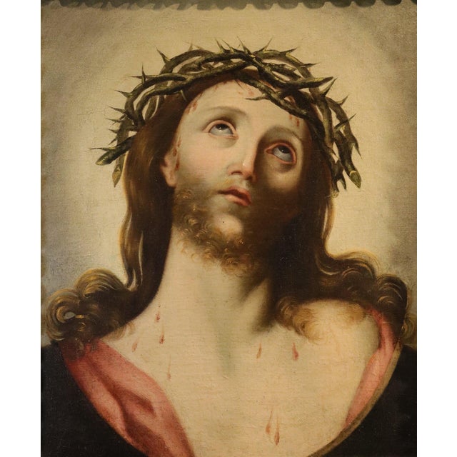 Guido Reni, Ecce Homo, 1660, Oil on Canvas For Sale - Image 15 of 15