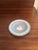 Classic Wedgwood blue jasperware small decorative dish featuring a raised white bas-relief ornamentation of Trafalgar...