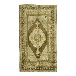 Vintage Turkish Oushak Rug, 5' X 9'1