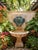 Vintage Classical Bronze & Polychrome Water Fountain Mask For Sale - Image 9 of 12