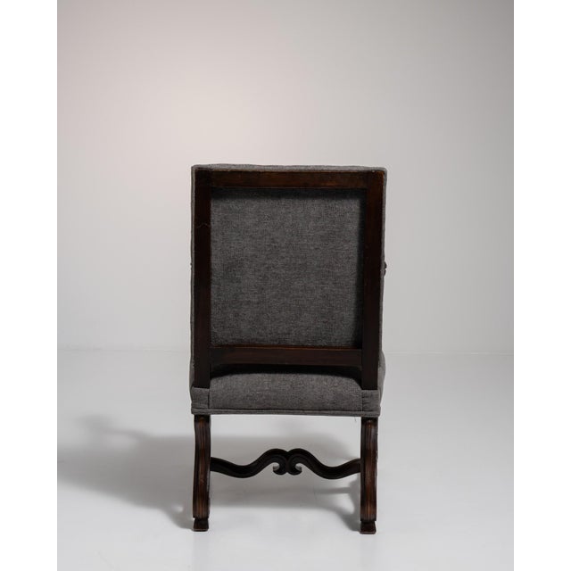 19th Century Brown Wood Club Chairs For Sale - Image 11 of 15