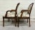 Vintage Dongguan French Louis XVI Style Armchairs or Bergere Chairs - Pair For Sale - Image 10 of 12