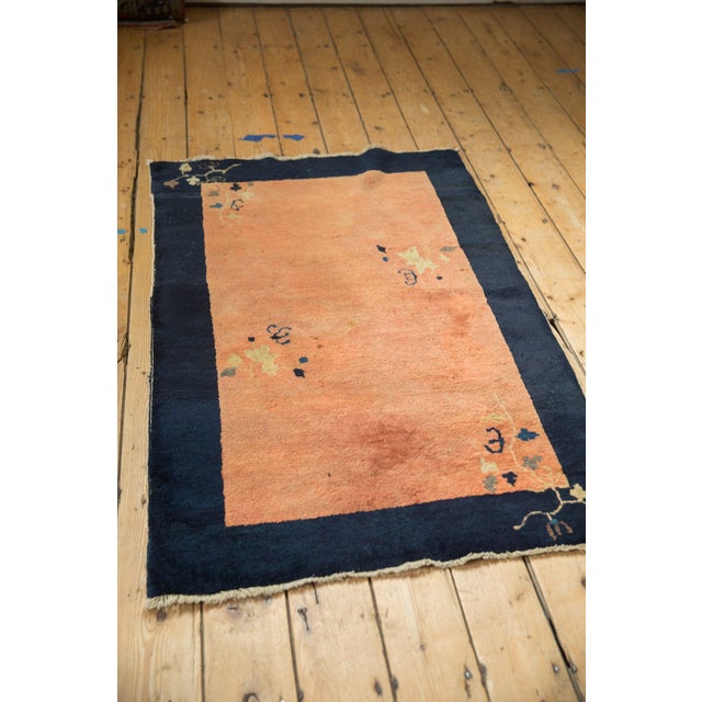 Chinese Antique Peking Rug - 2'11" x 4'9" For Sale - Image 3 of 9